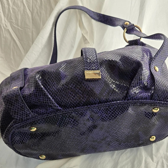 Purple Michael Kors Satchel EUC - Picture 8 of 14